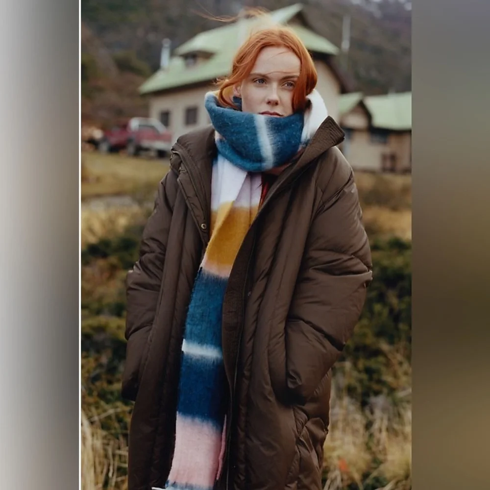 Anthropologie - "Helsinki" - Colorful Striped Scarf - Picture 3 of 5